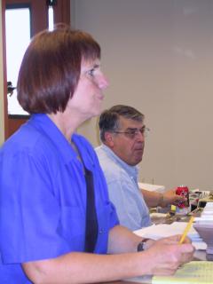 Becky and Dick in The Flight Shop