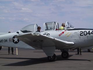 Dean Cameron and Dave Holt in Dave's T-34